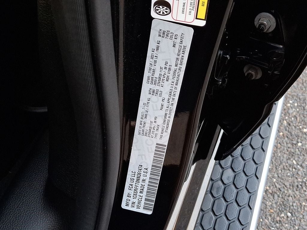 2022 RAM 1500 Big Horn Crew Cab 4x4 5'7' Box