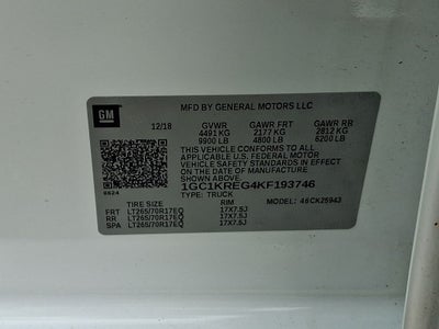 2019 Chevrolet Silverado 2500HD WT