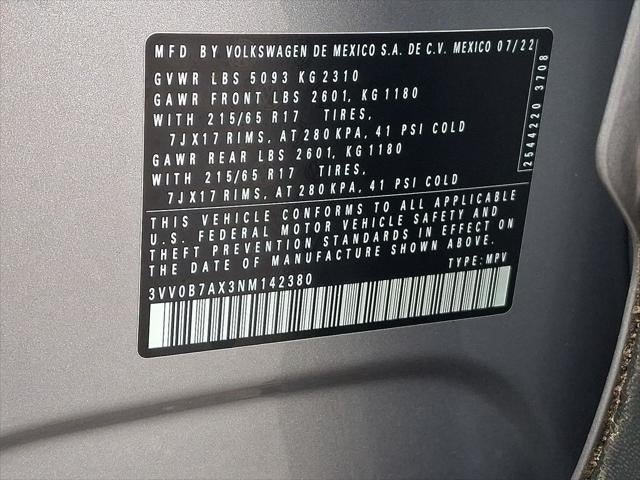 2022 Volkswagen Tiguan 2.0T S