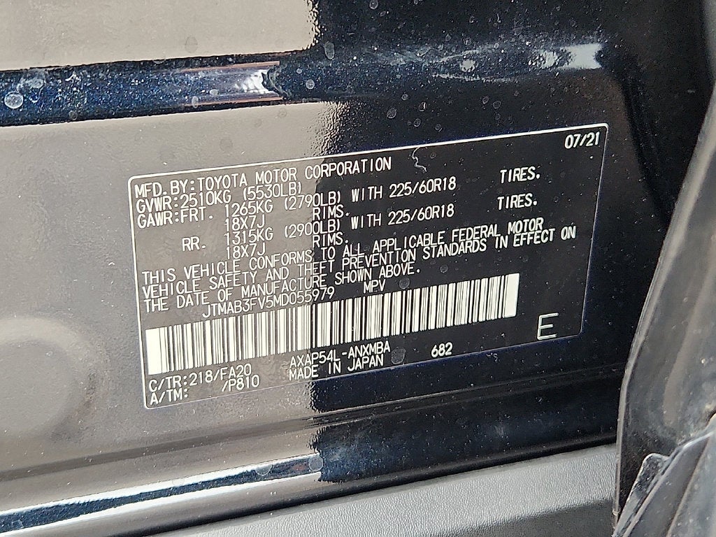 2021 Toyota RAV4 Prime SE