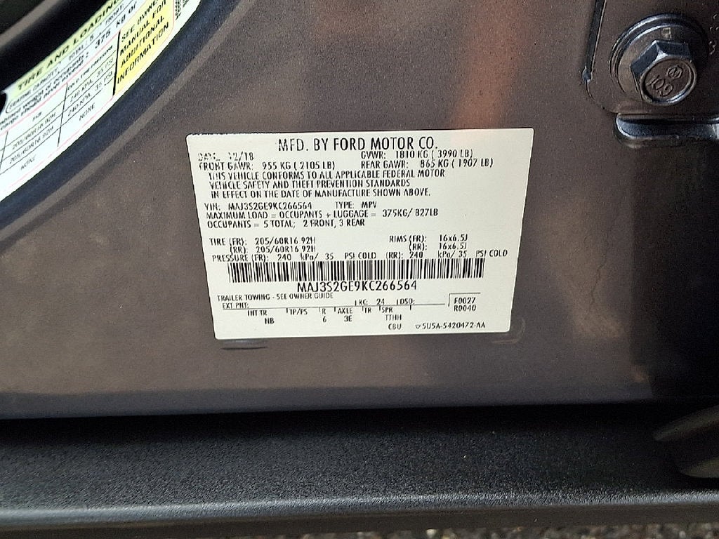 2019 Ford EcoSport SE