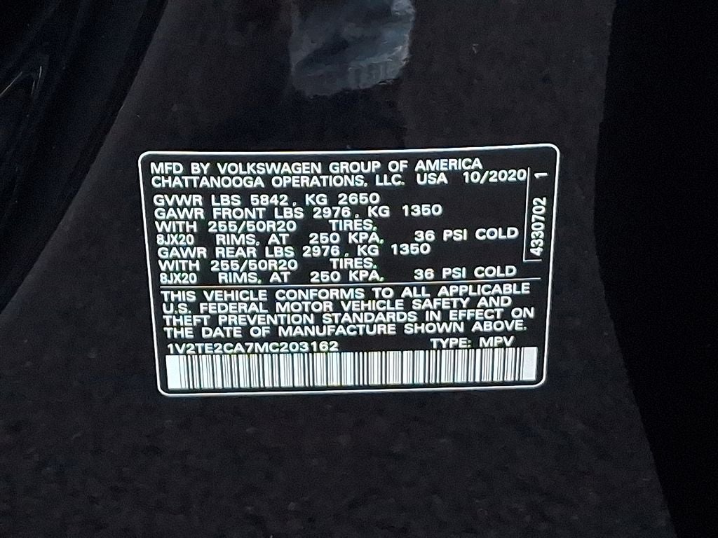 2021 Volkswagen Atlas Cross Sport 3.6L V6 SEL Premium