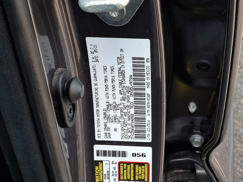 2021 Toyota Tacoma SR V6