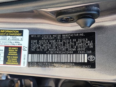 2014 Toyota Camry XLE
