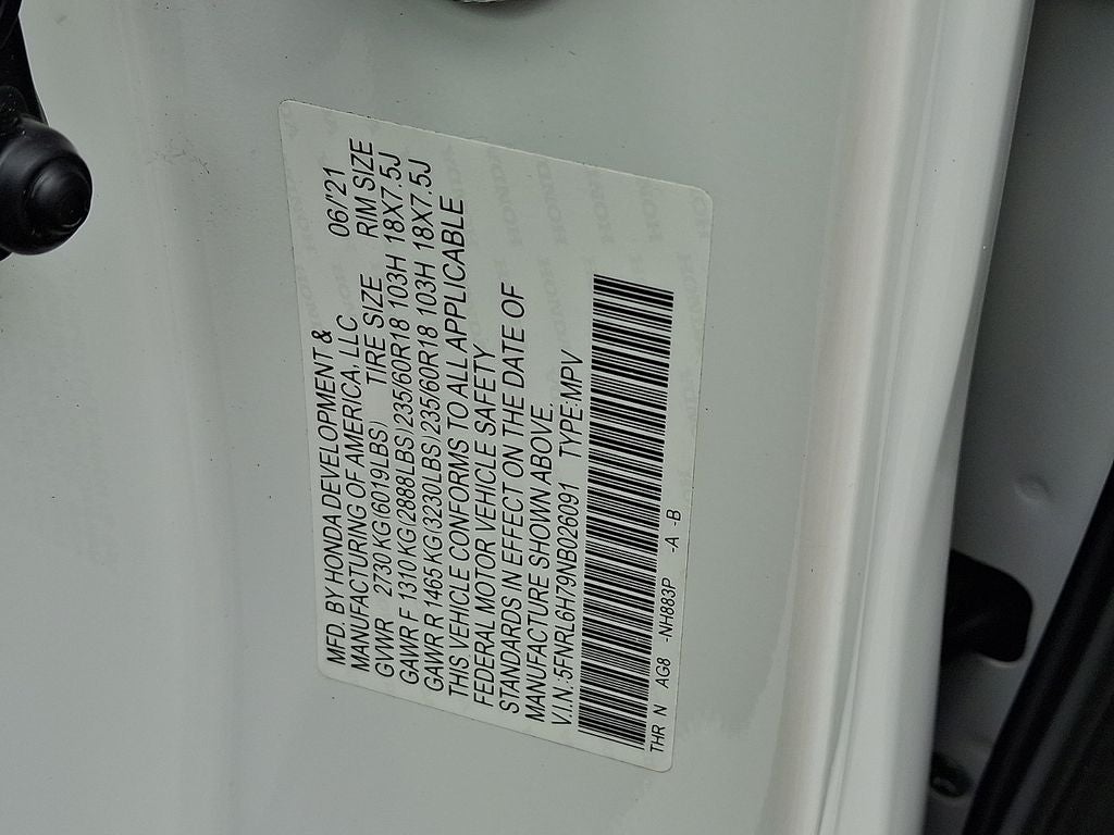 2022 Honda Odyssey EX-L
