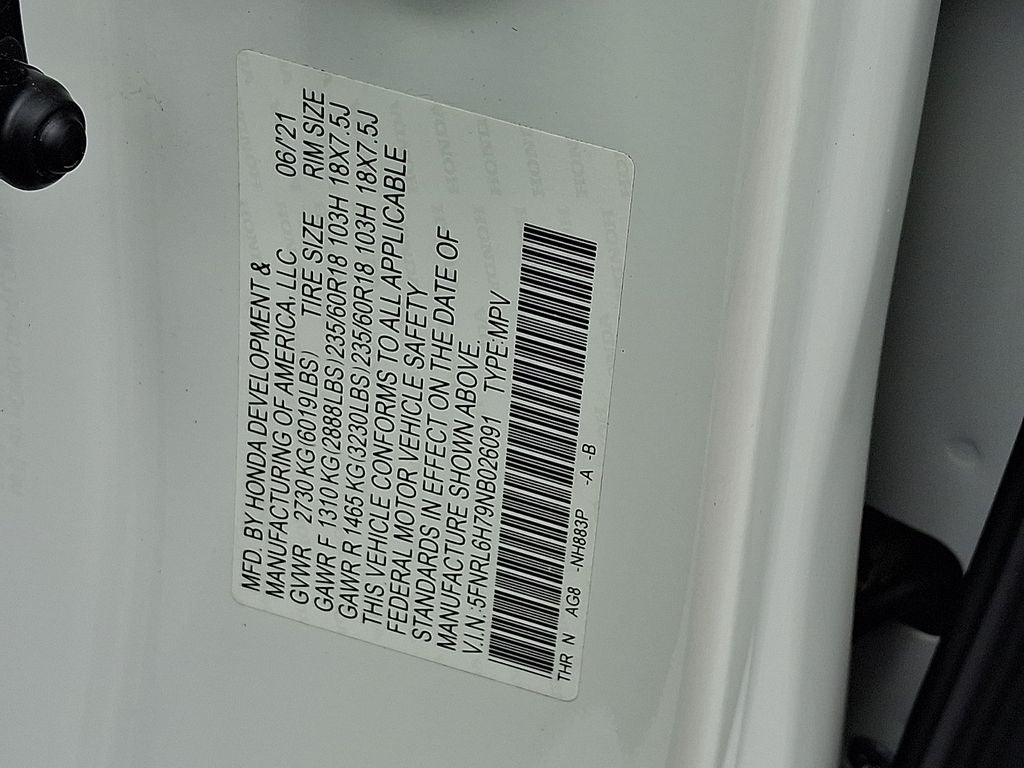 2022 Honda Odyssey EX-L