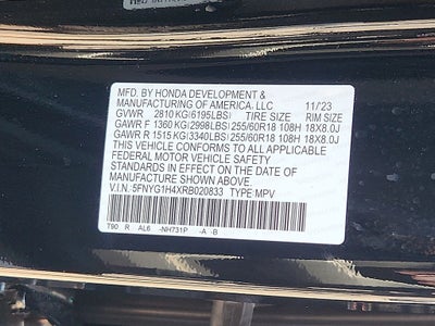 2024 Honda Pilot EX-L 8 Passenger