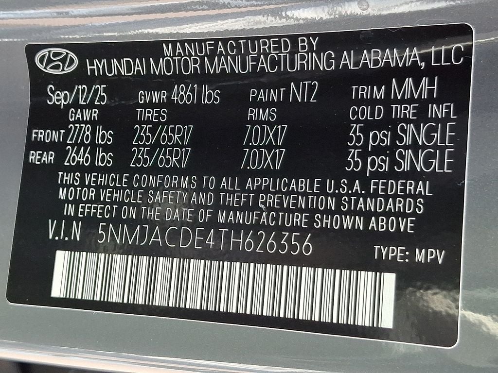 2026 Hyundai TUCSON SE