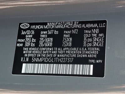2026 Hyundai SANTA FE SE