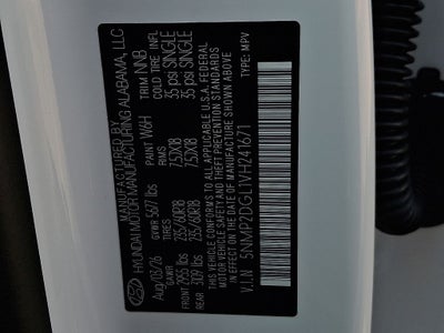 2027 Hyundai SANTA FE SEL