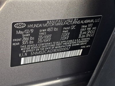 2019 Hyundai SANTA FE SE
