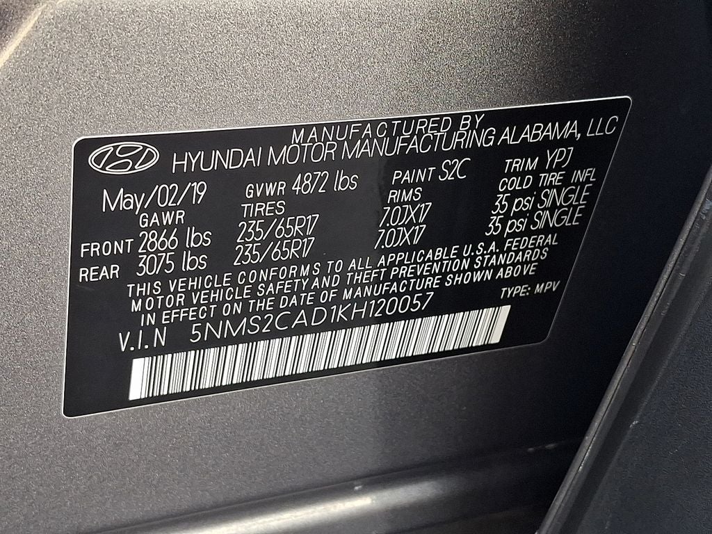 2019 Hyundai SANTA FE SE