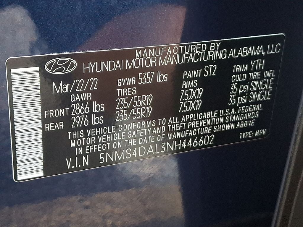 2022 Hyundai SANTA FE Limited