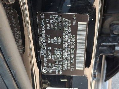 2010 Hyundai SANTA FE SE