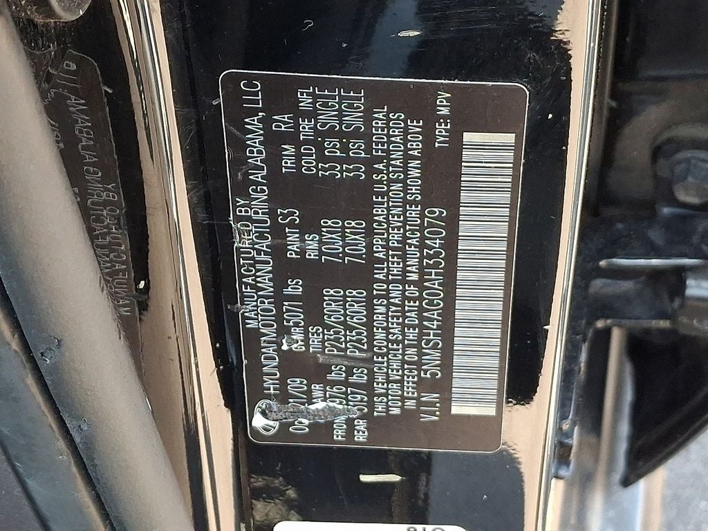 2010 Hyundai SANTA FE SE