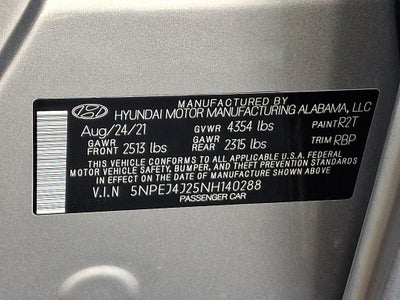 2022 Hyundai SONATA SEL Plus