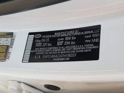 2023 Hyundai ELANTRA SEL