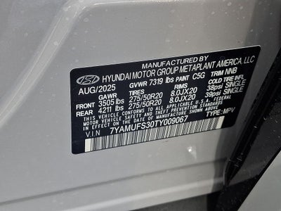 2026 Hyundai IONIQ 9 SEL