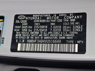 2027 Hyundai KONA SEL Sport
