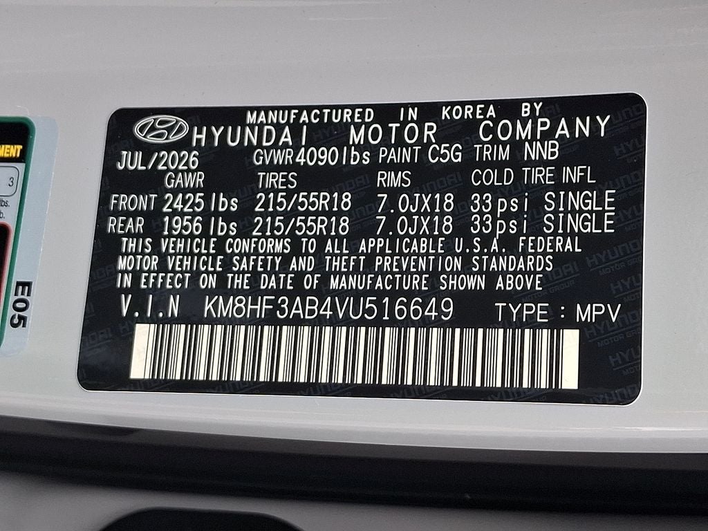 2027 Hyundai KONA SEL Sport