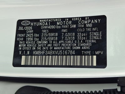 2027 Hyundai KONA SEL Sport