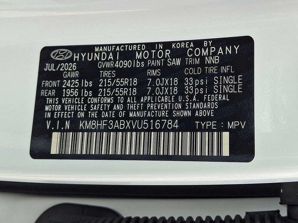 2027 Hyundai KONA SEL Sport