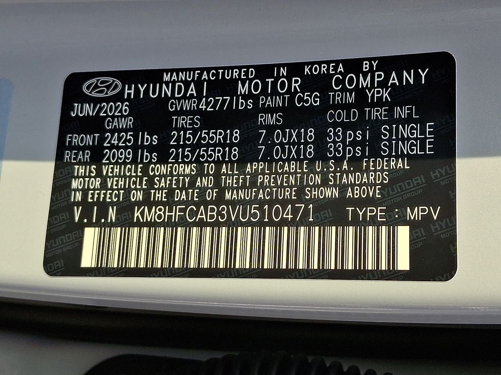 2027 Hyundai KONA SEL Sport