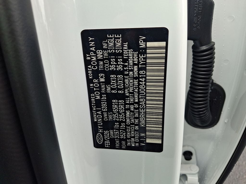 2026 Hyundai PALISADE HYBRID SEL Premium 7 Passenger