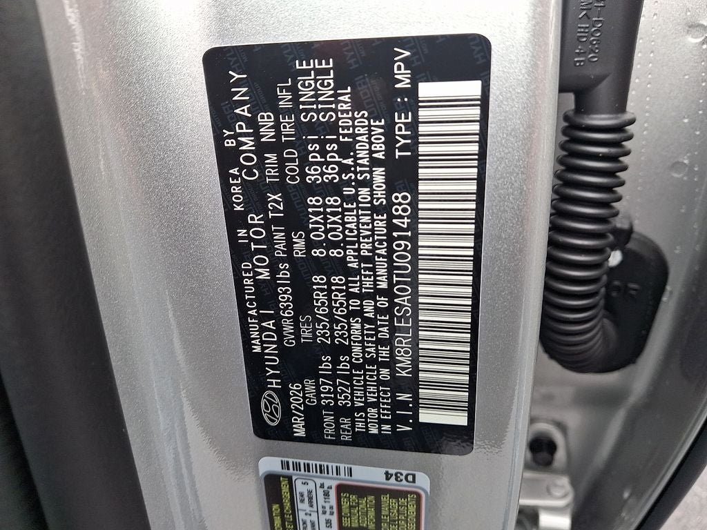 2026 Hyundai PALISADE HYBRID SEL 7 Passenger