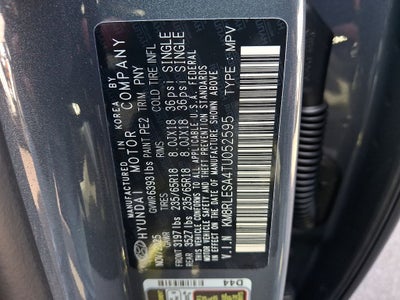 2026 Hyundai PALISADE HYBRID SEL 8 Passenger