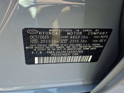 2026 Hyundai SONATA SE