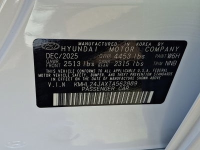 2026 Hyundai SONATA SE