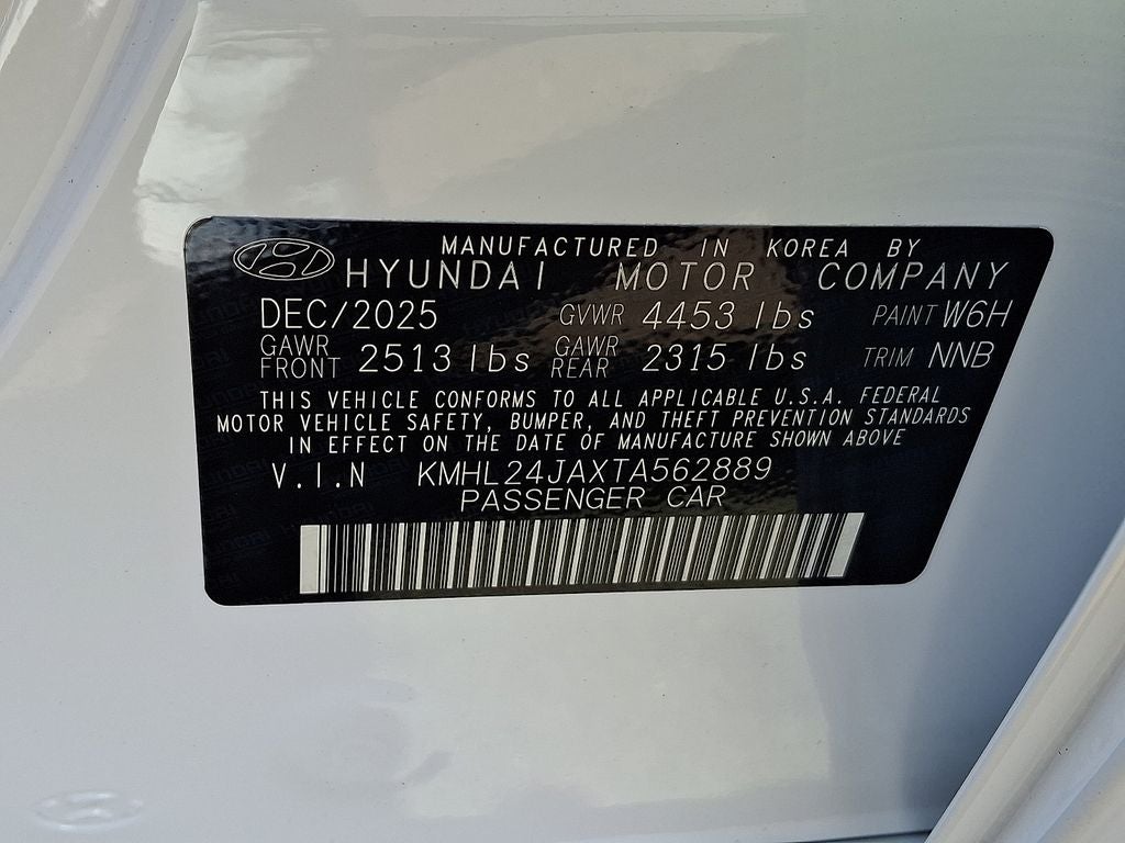 2026 Hyundai SONATA SE