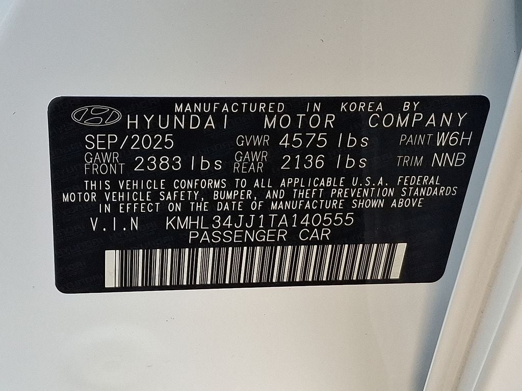 2026 Hyundai SONATA HYBRID SEL