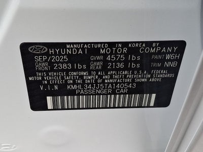 2026 Hyundai SONATA HYBRID SEL