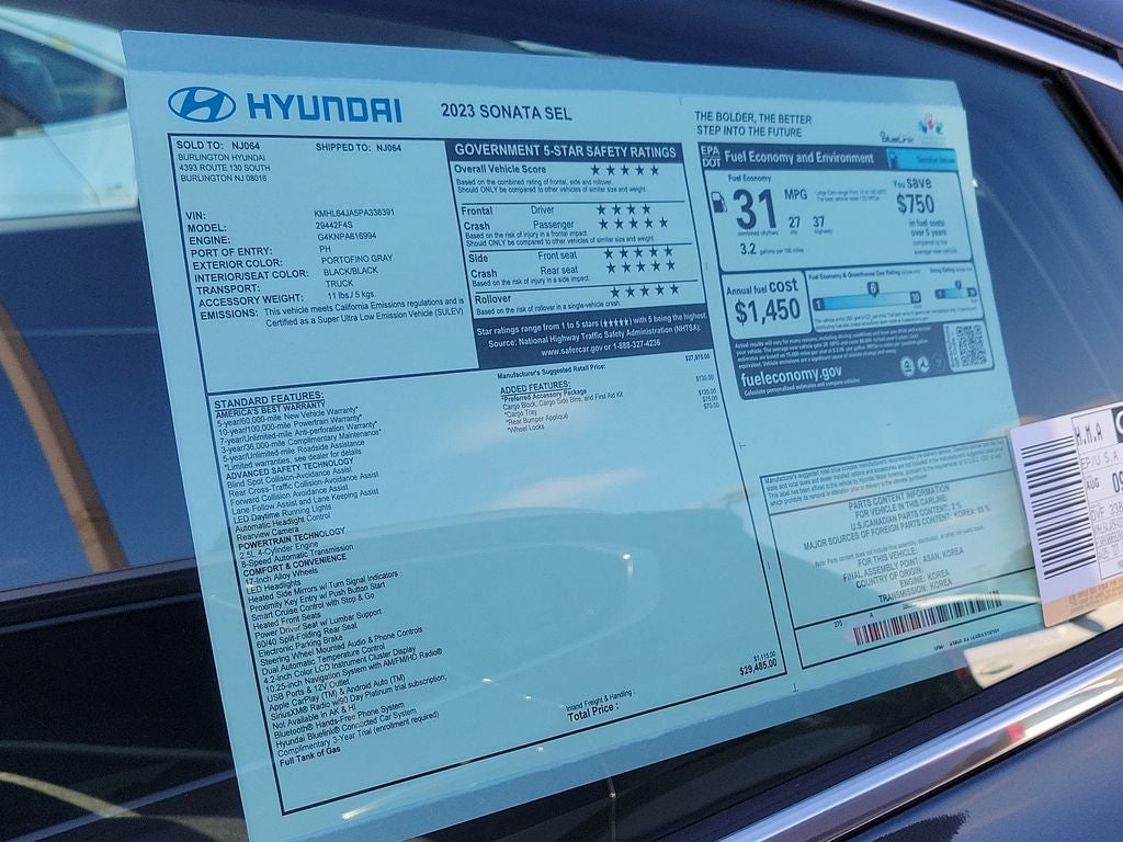 2023 Hyundai SONATA SEL Plus