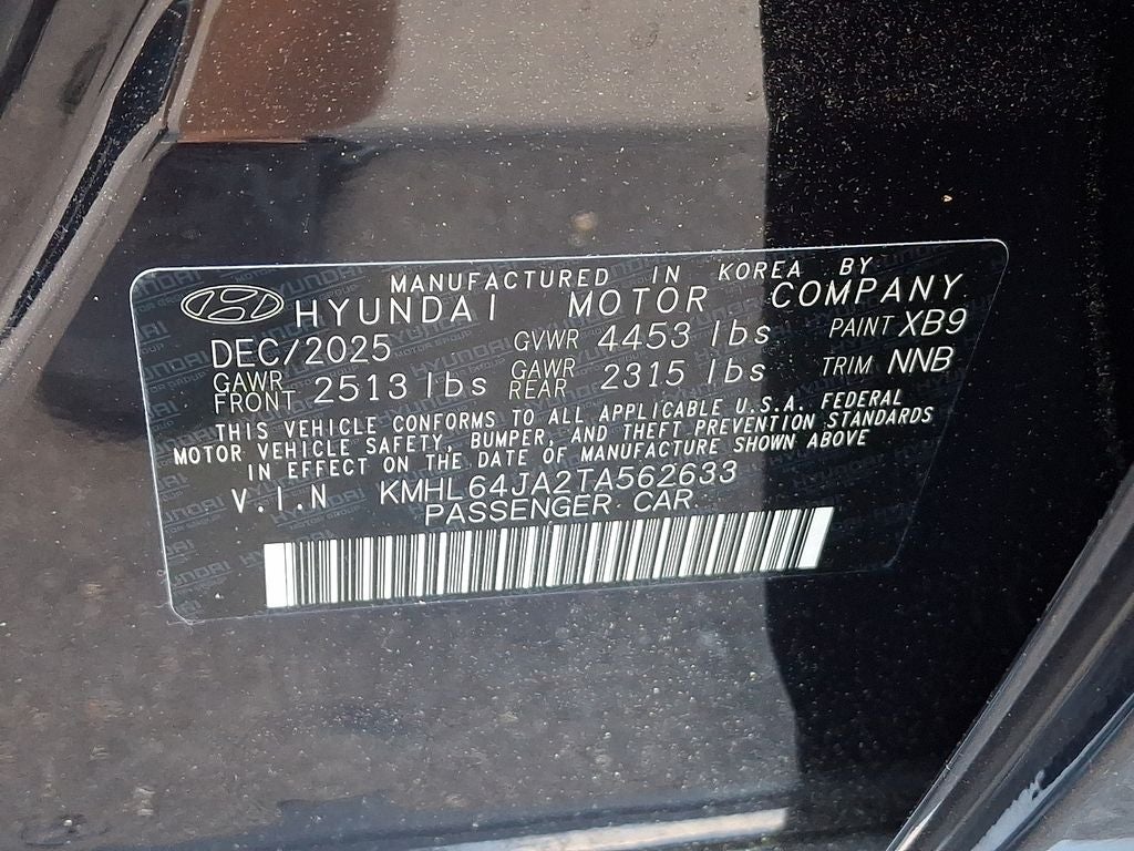 2026 Hyundai SONATA SEL Sport