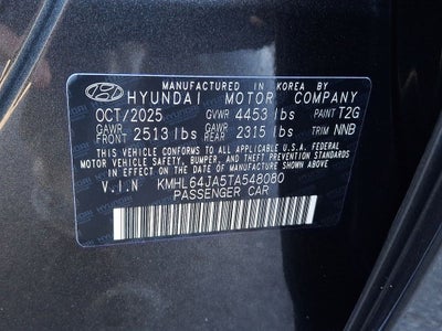 2026 Hyundai SONATA SEL Sport