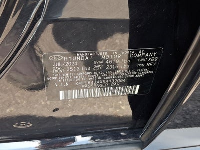 2025 Hyundai SONATA SEL