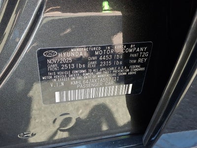 2026 Hyundai SONATA SEL Sport