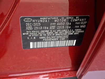 2026 Hyundai SONATA SEL Sport