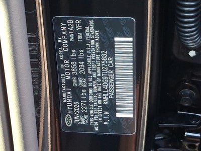 2026 Hyundai ELANTRA SE
