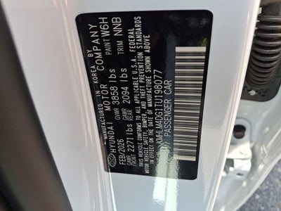 2026 Hyundai ELANTRA SEL Sport