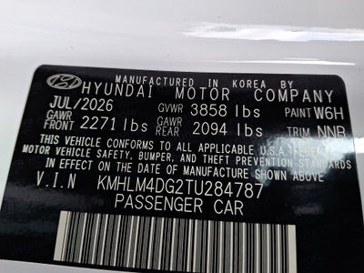2026 Hyundai ELANTRA SEL Sport