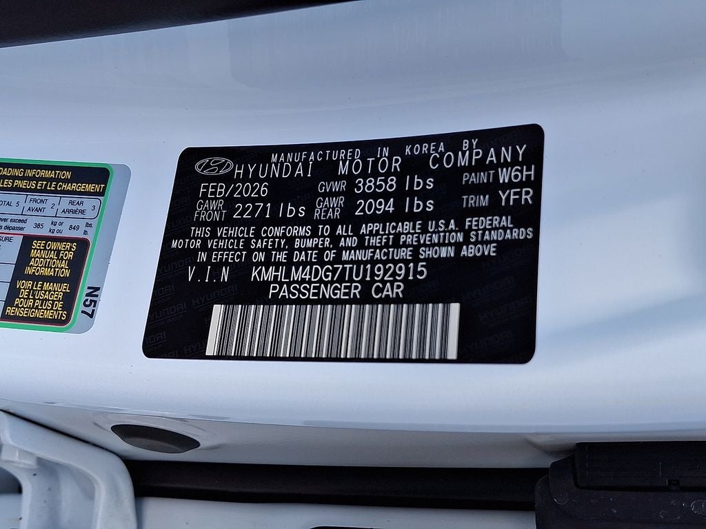 2026 Hyundai ELANTRA SEL Sport
