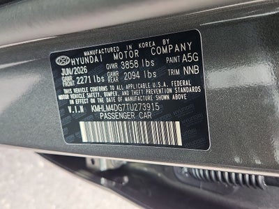 2026 Hyundai ELANTRA SEL Sport