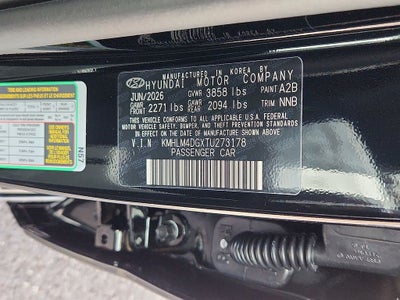2026 Hyundai ELANTRA SEL Sport