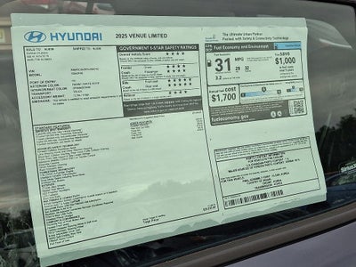 2025 Hyundai VENUE Limited