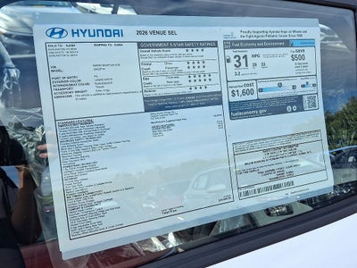 2026 Hyundai VENUE SEL